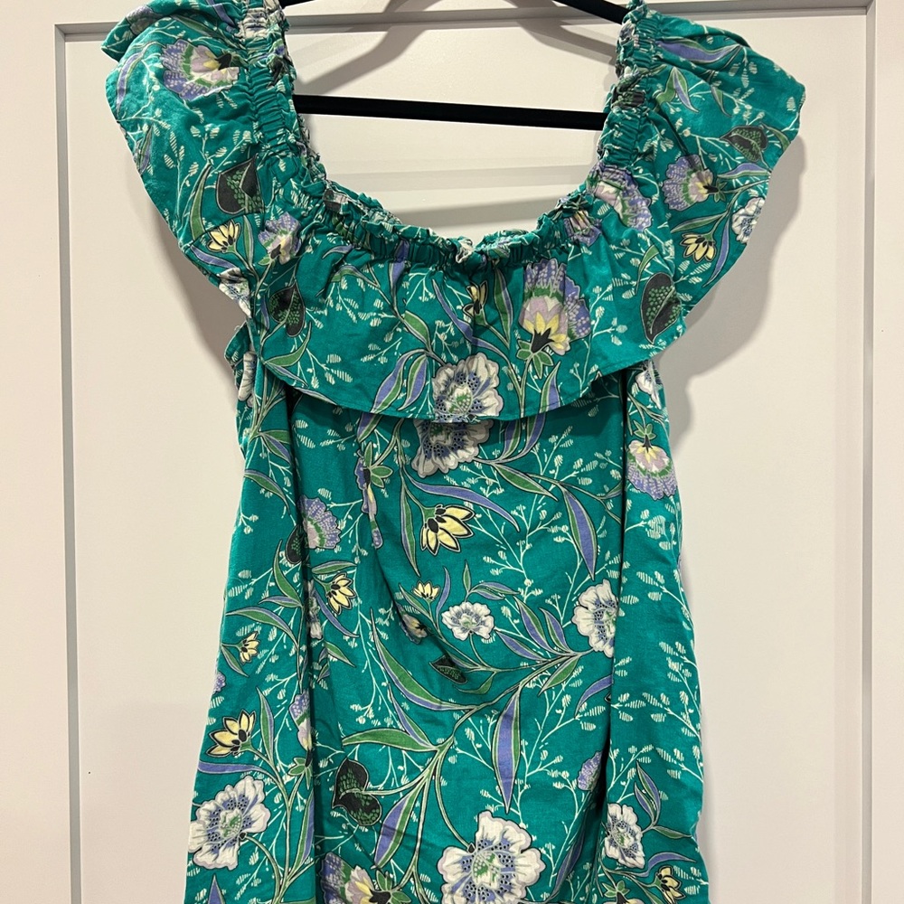 Loft Floral Flutter Square Neck Shell - Picture 3 of 3